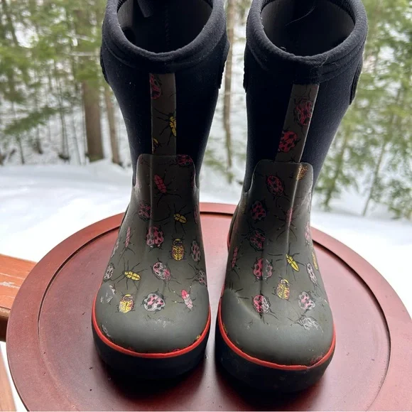 Bogs Classic II Bugs Insulated Rain Boots | Toddler Size 11 | Waterproof Winter - Picture 4 of 12